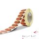 Etiketten leuchtrot 'Action' oval 50,5x25mm - G028479