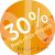 Etiketten '30% Preis' (d/f/i)  Ø35mm - G033507